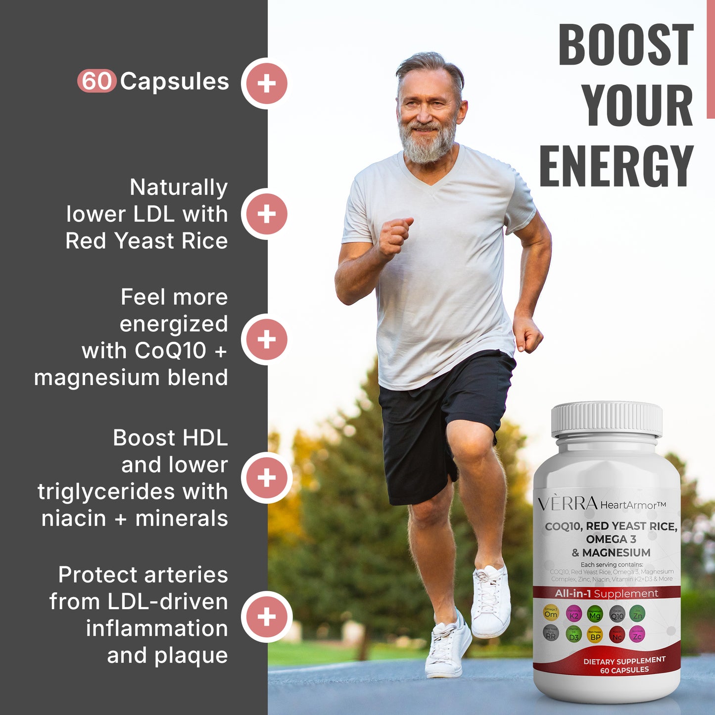Red Yeast Natural Cholesterol & Heart Support