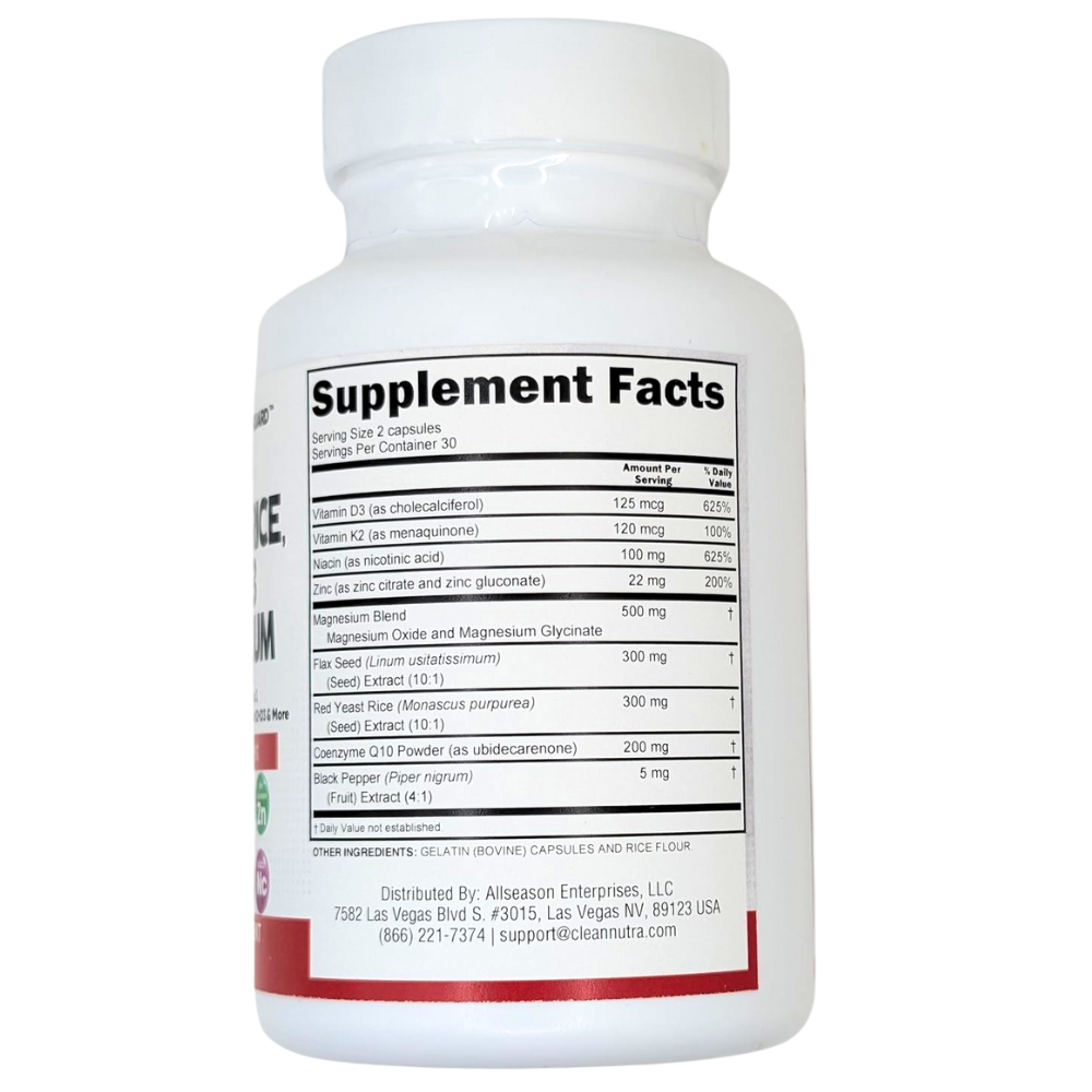 Red Yeast Natural Cholesterol & Heart Support