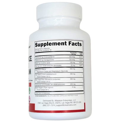 Red Yeast Natural Cholesterol & Heart Support