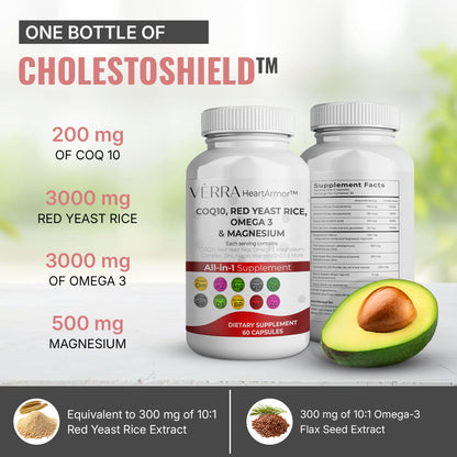 Red Yeast Natural Cholesterol & Heart Support