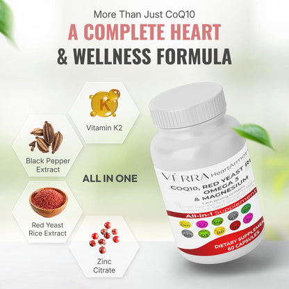Red Yeast Natural Cholesterol & Heart Support