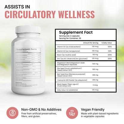 Red Yeast Natural Cholesterol & Heart Support