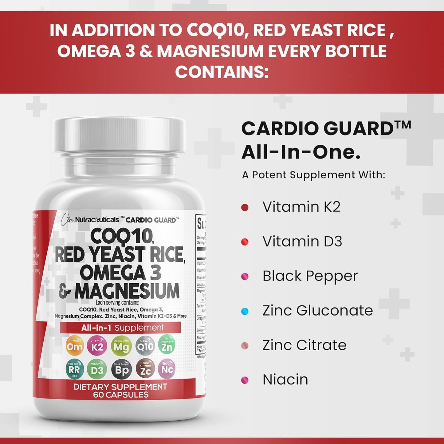 Red Yeast Natural Cholesterol & Heart Support