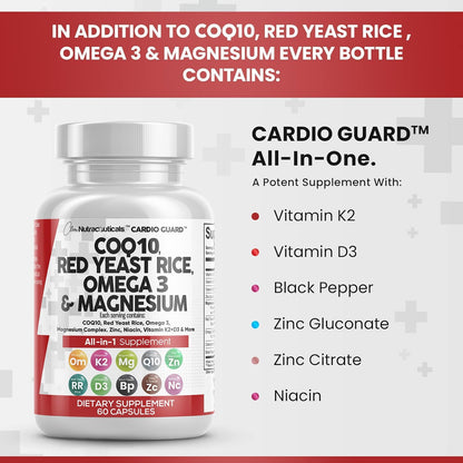 Red Yeast Natural Cholesterol & Heart Support